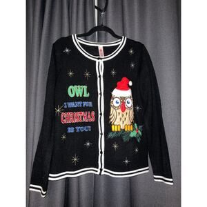 Ugly Christmas Sweater Xmas Cardigan Size Small